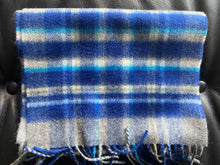Load image into Gallery viewer, Blue cashmere scarf