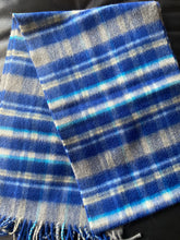 Load image into Gallery viewer, Blue cashmere scarf
