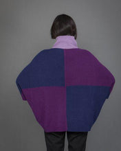Lataa kuva Galleria-katseluun, Patchwork Cashmere Jumper in purple
