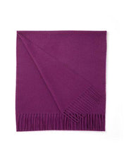 Lataa kuva Galleria-katseluun, Cashmere scarf- purple grape
