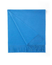 Load image into Gallery viewer, Cashmere scarf- Moroccan Blue
