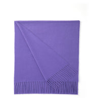 Load image into Gallery viewer, Cashmere scarf- Genetian Violet
